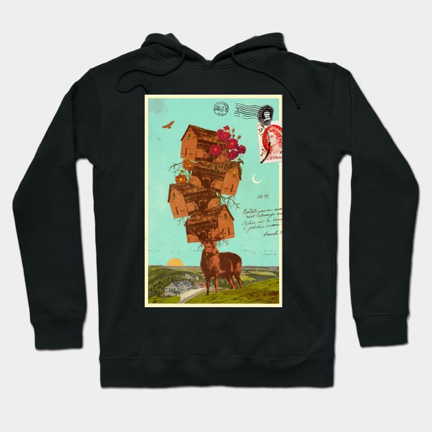 DEER POSTCARD Hoodie by Showdeer